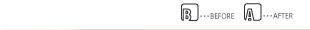 BEFORE　AFTER　マーク