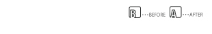 BEFORE　AFTER　マーク