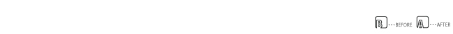 BEFORE　AFTER　マーク