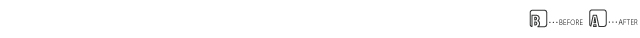 BEFORE　AFTER　マーク