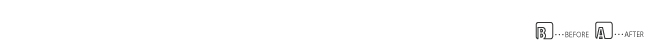 BEFORE　AFTER　マーク
