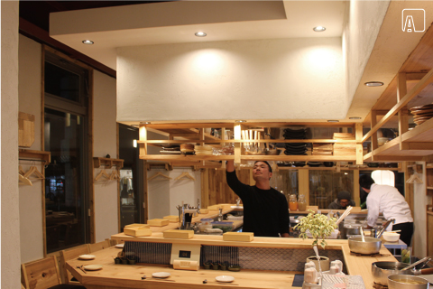 博多天ぷら ながおか 内観　AFTER