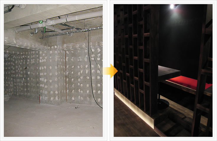 しゃぶしゃぶ鍋居酒屋 春日原　十八　テーブル席