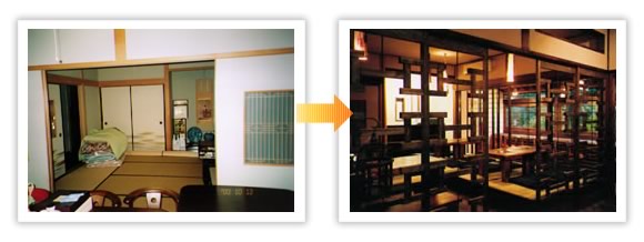 店舗ビフォーアフター施工事例16