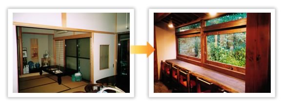 店舗ビフォーアフター施工事例17