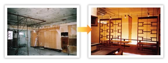店舗ビフォーアフター施工事例18