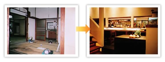 店舗ビフォーアフター施工事例20
