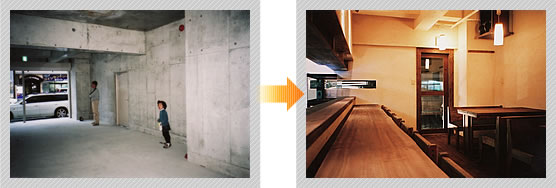 店舗ビフォーアフター施工事例27