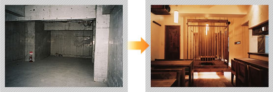 店舗ビフォーアフター施工事例28