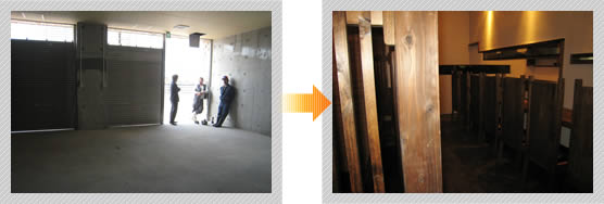 店舗ビフォーアフター施工事例47