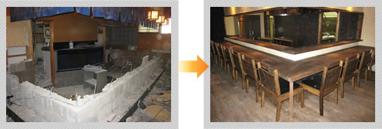 店舗ビフォーアフター施工事例51