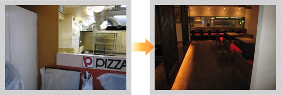 店舗ビフォーアフター施工事例55