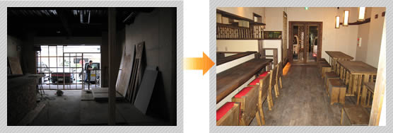 店舗ビフォーアフター施工事例61