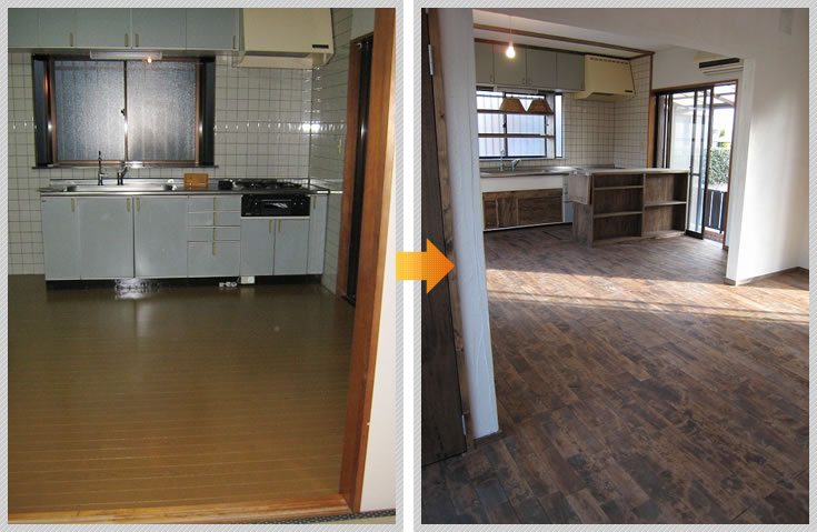 K邸キッチン周り