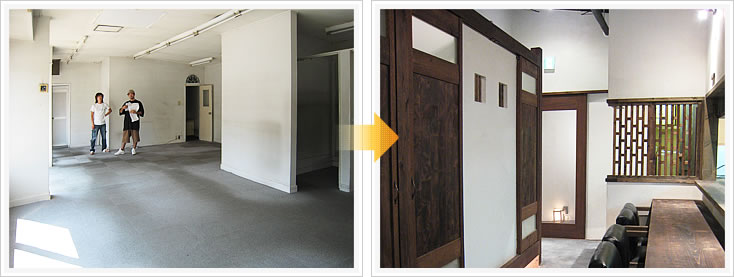 酒家 魚 肉 菜 「虹晴れ」内観2