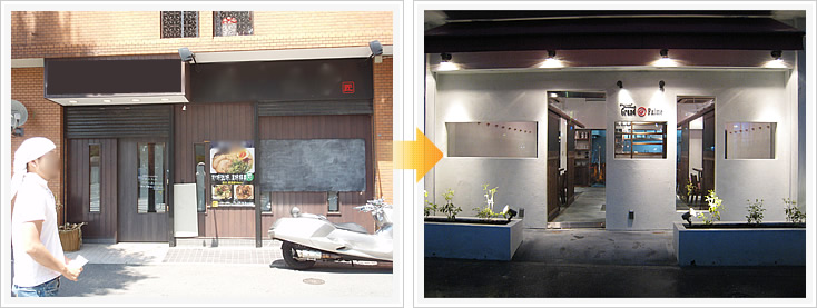 カジュアルフレンチグランドパルメ エントランス