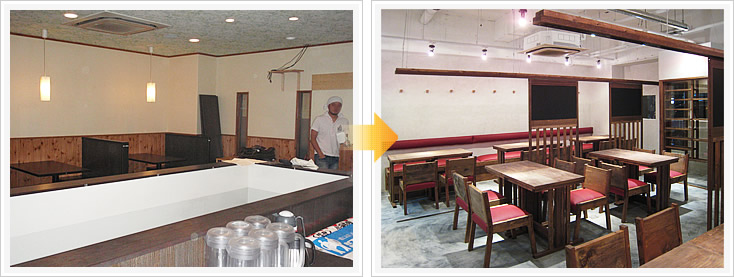 カジュアルフレンチグランドパルメ 内装2