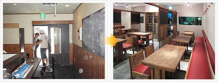 カジュアルフレンチグランドパルメ テーブル席