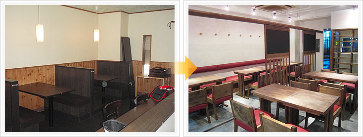 カジュアルフレンチグランドパルメ テーブル席3