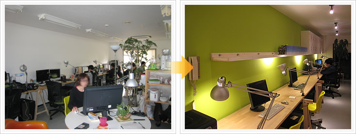 ＣＭ製作会社 株式会社 風車 オフィス設計構築事例2