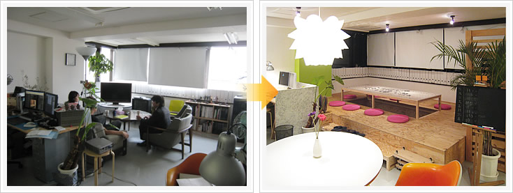 ＣＭ製作会社 株式会社 風車 オフィス設計構築事例3