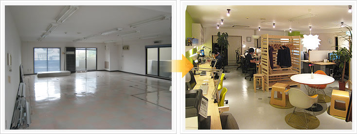 ＣＭ製作会社 株式会社 風車 オフィス設計構築事例4