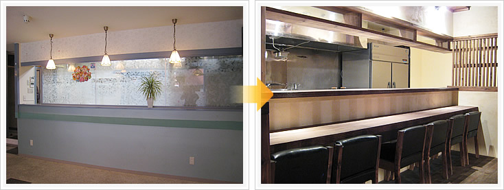 餃子･中国酒菜 胡坊カウンター席