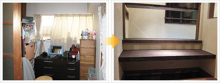 なわた屋カウンター席