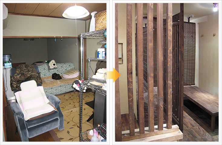 なわた屋カウンター席