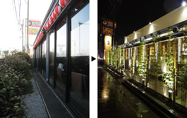 焼肉龍王館 合川店 エクステリア