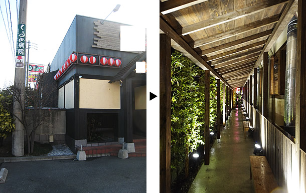 焼肉龍王館 合川店 エクステリア