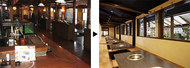 焼肉龍王館 合川店 テーブル席