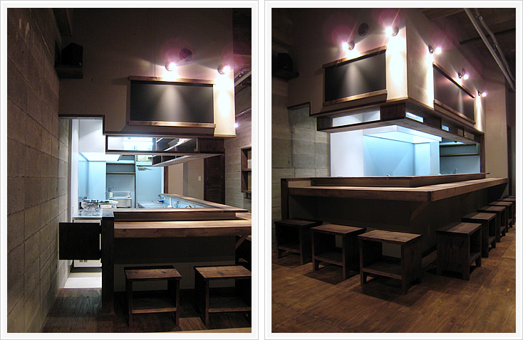 居酒屋 Bootlegカウンターテーブル席