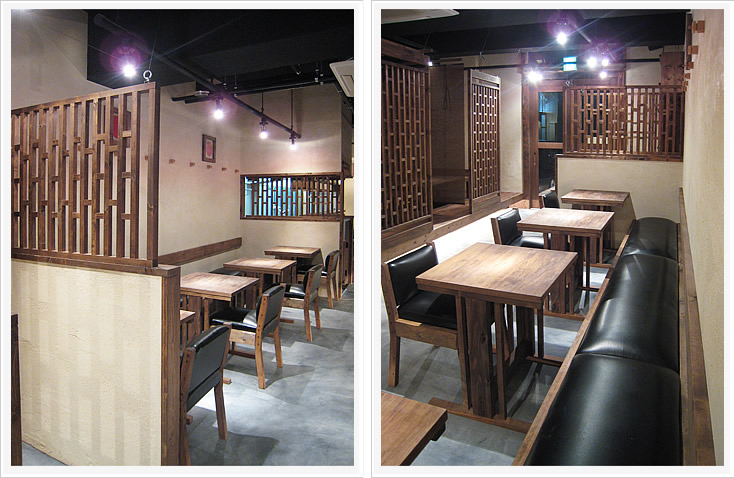 小桃園テーブル席