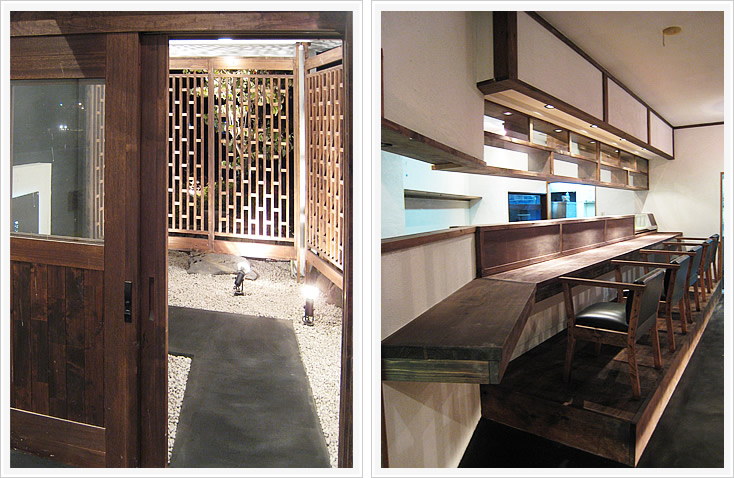 居酒屋豆腐料理一丁一心エントランス内観