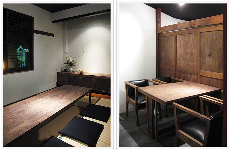 居酒屋豆腐料理 一丁一心 2階座敷、テーブル席