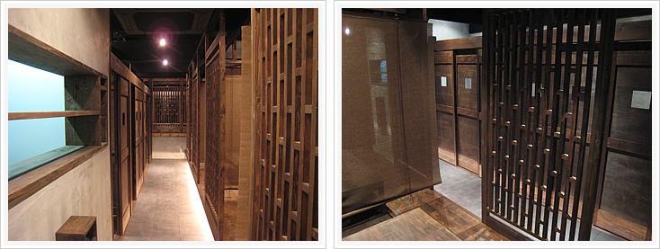 海鮮炉ばた居酒屋「磯ぎよし 下川端店」廊下と半個室席