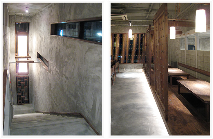 海鮮炉ばた居酒屋 磯ぎよし 階段と座敷