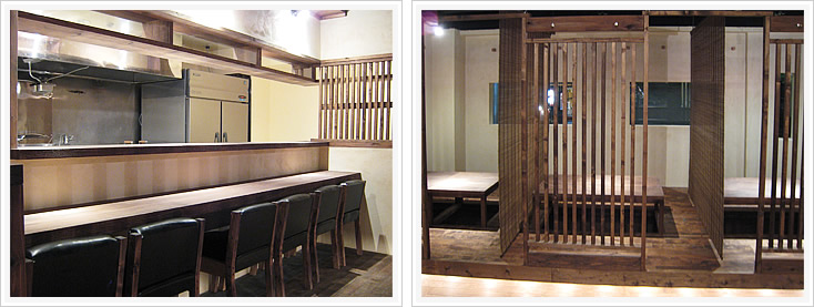 餃子･中国酒菜 胡坊内装