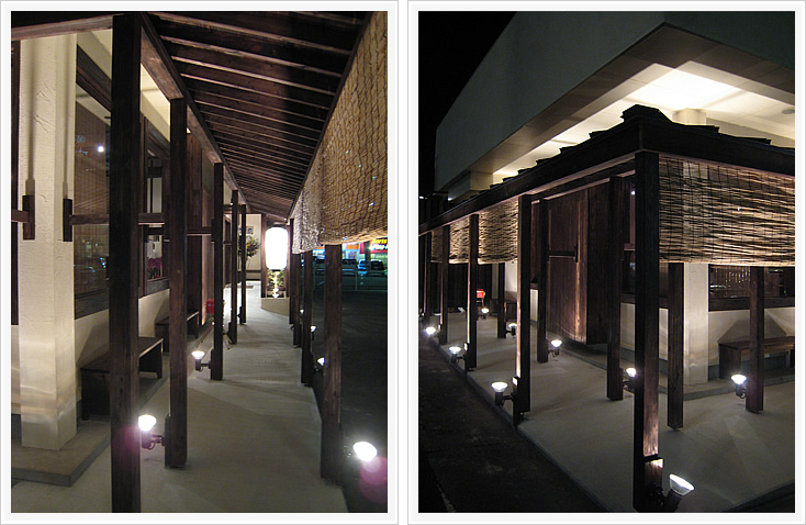 炭火焼肉 龍王館「上津店」エントランス回廊