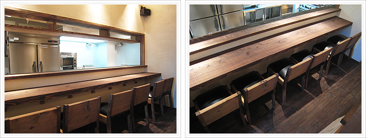 居酒屋とくやカウンター席